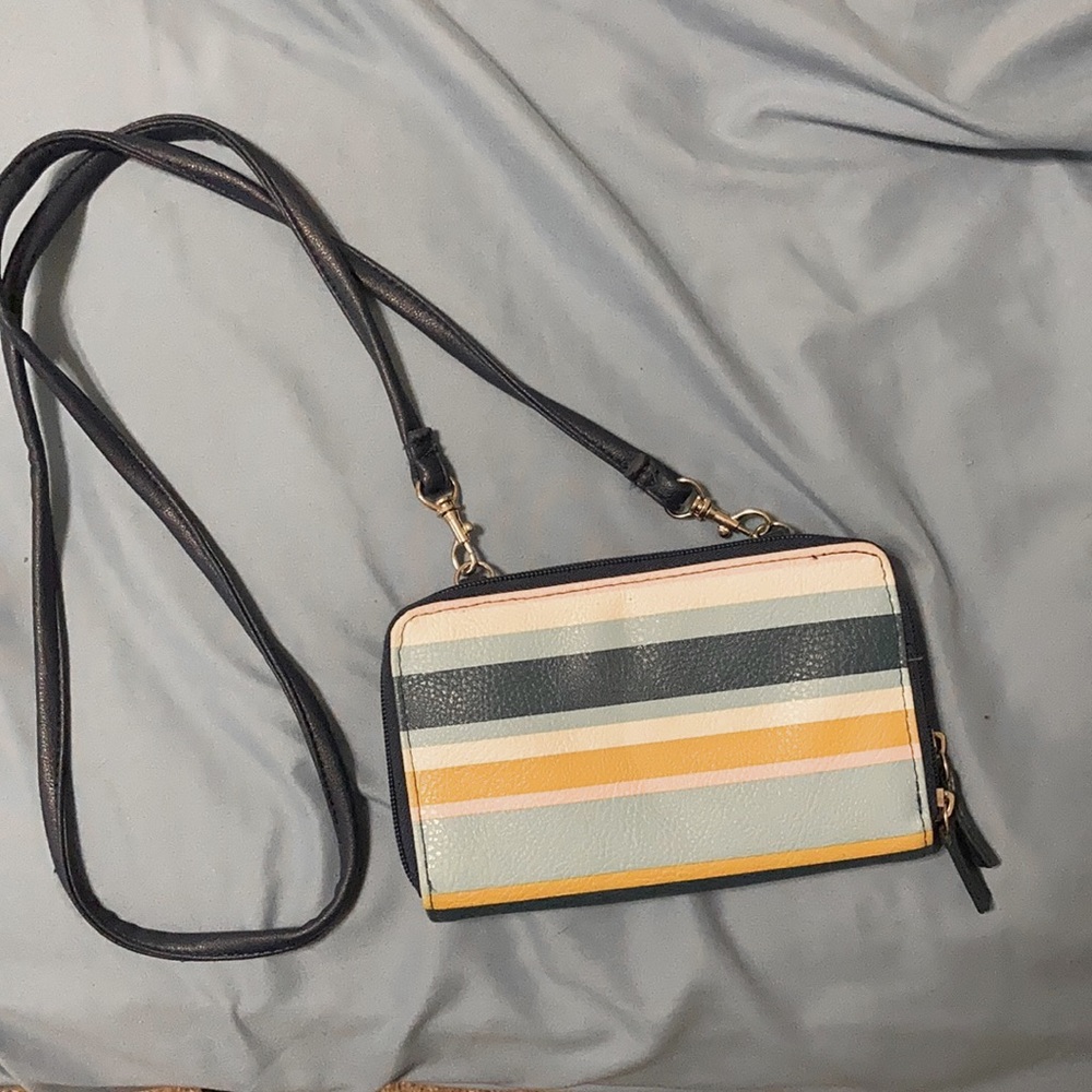 Striped Purse